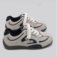 Sneakers rétro pour hommes, fabrication OEM, dessus en PU artificiel, semelle en caoutchouc antidérapante, chaussures plates légères pour la marche décontractée