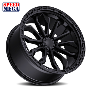 ล้อแม็กซ์ SPEED MEGA สีดำด้าน ลายหลายก้าน ขนาด 5.5 นิ้ว แบบชิ้นเดียว สำหรับดัดแปลง อัพเกรด ใช้ได้กับรถทั่วไป - Product Image 4