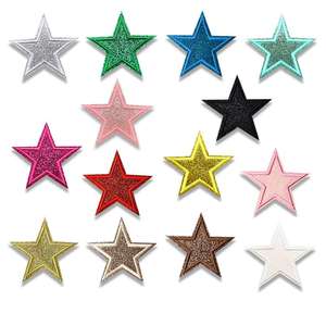 Liebliche Neue Herz-, Rund-, Disco-Kugel-, Schleife-, Stern- und Schmetterlingsform Aufbügelbare Glitzer-Patches für Hüte, Taschen und Kleidung - Product Image 4