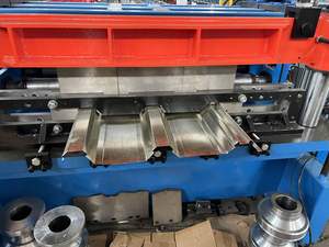 0.3-0.8mm 두께 아연 도금 강철 금속 지붕판 셀프락 볼트리스 파시아 스탠딩 심 루프 패널 롤 성형기 - Product Image 2