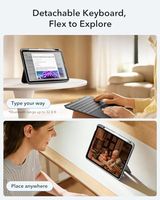 Étui pour tablette OEM ODM A16 11e/10e génération avec clavier, ultra-léger, clavier magnétique détachable, support stable pour l'écriture, grand format