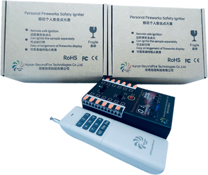 نظام إطلاق ألعاب نارية قابل للبرمجة مع جهاز تحكم عن بعد لاسلكي بـ 12 قناة للحفلات والأعراس والعائلات، بطارية قابلة للشحن تدوم لمدة عام - Product Image 5