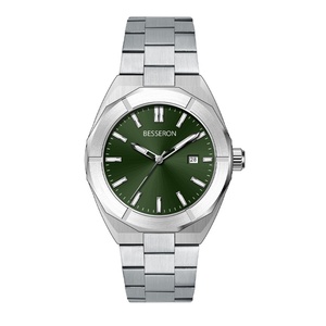 Montre à quartz analogique de style professionnel pour homme avec logo personnalisé OEM, mouvement japonais Miyota original de luxe, diamètre du cadran 44 mm, taille du boîtier 22 mm - Product Image 2