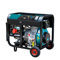 Groupe électrogène diesel à châssis ouvert 11KW 12KW monophasé triphasé refroidi par air avec certification CE ISO, station d'alimentation industrielle robuste