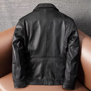 TONGYANG <span class=keywords><strong>Giacca</strong></span> in <span class=keywords><strong>Vera</strong></span> <span class=keywords><strong>Pelle</strong></span> di Pecora di Alta Qualità per <span class=keywords><strong>Uomo</strong></span>, Abiti in <span class=keywords><strong>Vera</strong></span> <span class=keywords><strong>Pelle</strong></span> per Autunno e Inverno, Cappotti Minimalisti in <span class=keywords><strong>Pelle</strong></span> Genuina - Product Image 2