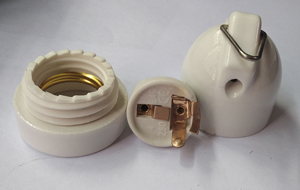 Trắng sứ tự làm đèn chủ sở hữu & cơ sở ánh sáng ổ cắm Mặt dây chuyền ổ cắm Phúc Kiến min Khánh gốm treo đèn bóng đèn chủ trang trí - Product Image 2