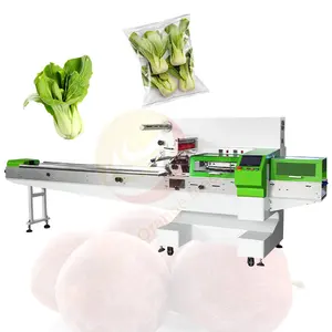 Máquina de paquete de bolsa de calabaza de verduras de hoja de bolsita de flujo de negocios pequeños ORME para frutas y verduras