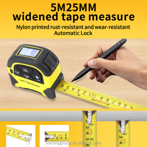 Telémetro Láser 3 en 1 con Autonivelación, Medidor de Distancia, Sistema de Medición Métrico, <span class=keywords><strong>Cinta</strong></span> Métrica de Goma de 5m x 25mm, Precio Competitivo - Product Image 2