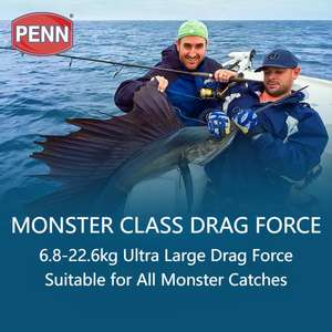 Nouveau Original <span class=keywords><strong>PENN</strong></span> SSVII 3500 - <span class=keywords><strong>10500</strong></span> moulinets de pêche corps en métal complet grand jeu pêche en eau salée robuste Ree - Product Image 6