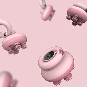 Venta directa de fábrica 3D Mini masajeador de mano vibrador de silicona productos para masaje del cuero cabelludo - Product Image 6