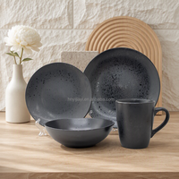 Service de table personnalisé en céramique et porcelaine carrée, en couleur unie, pour les plats de restaurant