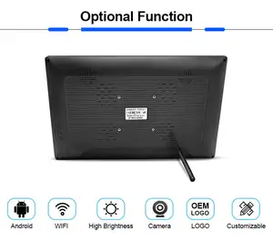Vendita calda ultra slim wide monitor 15 "1080p lcd touch screen 15 pollici per negozio al dettaglio