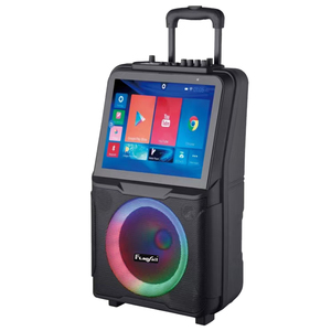 WiFi Portátil para Sistema de Altavoces de 5.3 PA, Cargador Inalámbrico, <span class=keywords><strong>YouTube</strong></span>, Android 13, Duplicación de Pantalla Móvil, Pantalla Táctil, Compatible con 2 Micrófonos - Product Image 2