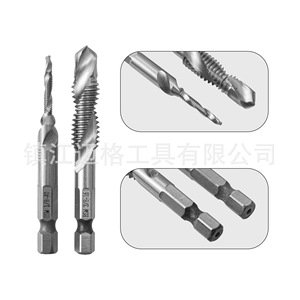 Hexagonal Shank Composite Tap Hss Spiral Us Uk Standard Drill Bit Manual Tool - Product Image 2