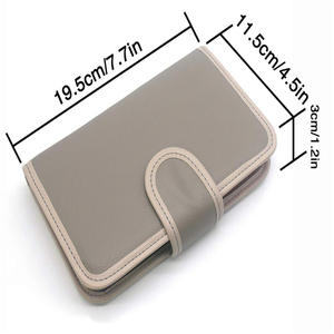ขายส่ง กล่องยาพกพา Gary Wallet 7 วัน  วัสดุ PU 28 ช่อง  กล่องยาพลาสติกสำหรับเก็บยา - Product Image 2
