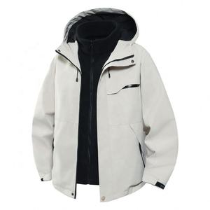 Nuova Giacca da <span class=keywords><strong>Montagna</strong></span> con Cappuccio per Uomo, Autunno e Inverno, Giacca Shell Antivento per Attività all'Aperto e Alpinismo - Product Image 6