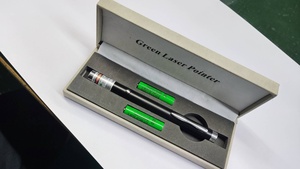 Ismartlaseraluminum ตัวชี้เลเซอร์สีแดงจุดที่เน้นจุด IIA AAA แบตเตอรี่500เมตรสวิตช์ปุ่มกดสำหรับอุตสาหกรรม - Product Image 2