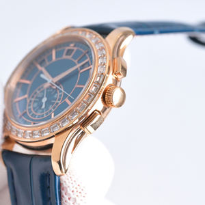 Montre mécanique automatique sophistiquée unisexe de qualité 5A avec plusieurs achats possibles, cadran à complications, index des heures en diamant - Product Image 4