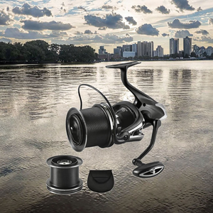 Nouveau <span class=keywords><strong>moulinet</strong></span> de pêche à la <span class=keywords><strong>carpe</strong></span> léger en alliage de magnésium avec poignée pliable et bobine libre, pour la pêche en eau douce - Product Image 4