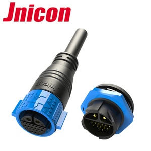 2 + 20 Pin Tự Khóa Loại M19 Không Thấm Nước Ô Tô Kết Nối Pcb Pin Gắn Kết Nối - Product Image 1