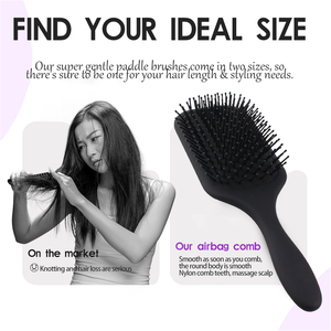 Vente directe usine : Peigne à airbag carré à dents en nylon pour coiffure et massage, idéal pour la maison et le quotidien - Product Image 4
