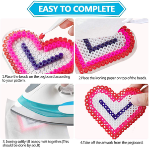 Colori assortiti scuola di <span class=keywords><strong>arte</strong></span> <span class=keywords><strong>e</strong></span> artigianato forniture 5mm Kit di perline fusibile per bambini giocattoli Set - Product Image 5