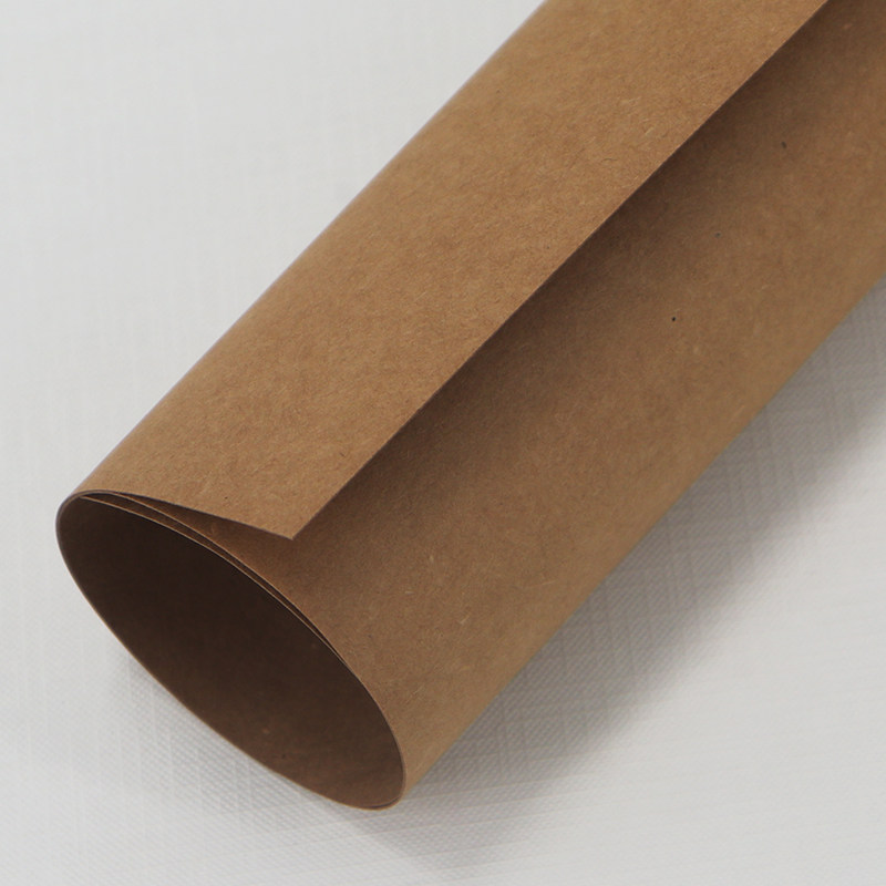 Pelle bovina marrone da 250g, completamente aperta.