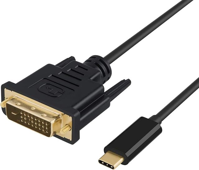 Brand New USB C 3.1 to DVI Adapter Cable 4ft 1.2m with OTP Protection for Desktop Laptop