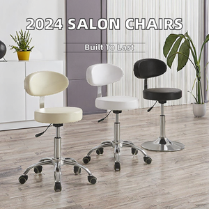 Nouvelle Arrivée 2024 - Fauteuil de Barbier Professionnel en Métal Durable avec Siège en Cuir Moderne pour Hôpitaux, Salons de Beauté et Salles de Séjour - Product Image 2