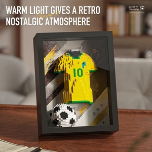 Juego de Bloques de Construcción de la Copa de Fútbol 2026, Modelo de Camiseta de Fútbol, Juguetes de Plástico ABS, Bloques Nano de Diamante, Regalo para Fanáticos del Fútbol - Product Image 3