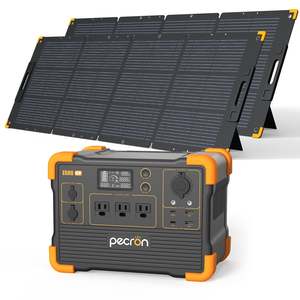 Russia Stock Pecron E600LFP 1200W Portable <b>Power</b> Station Battery Solar <b>Generator</b> With for Outdoor Camping E600LFP + 400W Solar P - Product Image 1