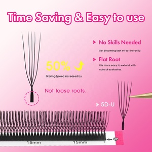 Extensiones <span class=keywords><strong>de</strong></span> <span class=keywords><strong>Pestañas</strong></span> en Forma <span class=keywords><strong>de</strong></span> U, Nuevos Estilos al por Mayor, <span class=keywords><strong>Pestañas</strong></span> Postizas <span class=keywords><strong>de</strong></span> Malla Cruzada, Mejores <span class=keywords><strong>Pestañas</strong></span> <span class=keywords><strong>de</strong></span> Fibra PBT - Product Image 2