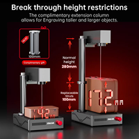 Máquina de Marcado Láser de Fibra Metálica DAJA S4 Mini de 5W con Doble Luz Roja para Posicionamiento, Ideal para Principiantes y Manualidades