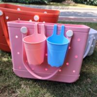 Portavasos de Playa Estilo Boggy de EVA, Portavasos Impermeable de ABS, Accesorios para Viajes de Verano al Aire Libre, Piscina, Vasos de Refresco y Cerveza