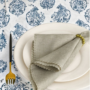 Customized Wrinkle Resistant 100% Polyester Embossed <b>Edge</b> Cloth Napkins 16 Inch OEM ODM Low MOQ Wholesale - Product Image 2