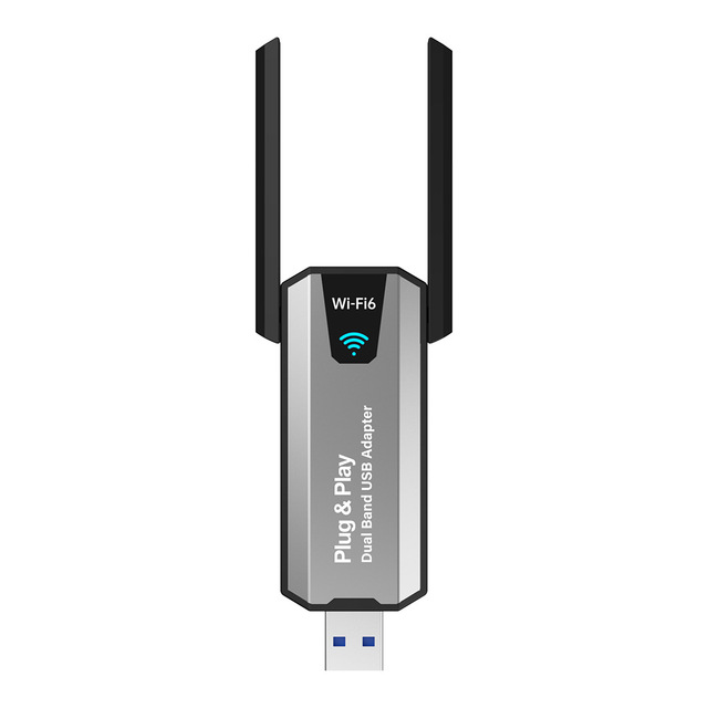 Free Customization WiFi 6 900Mbps +BT 5.4 Plug & Play Gaming Dual Band USB External Wireless Adapter for Desktop in Stock
