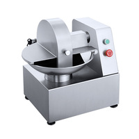 Multifunctionele komvormige snij- en hakmachine voor het hakken en malen van vlees, groenten en fruit