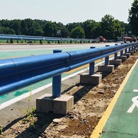 Barandas de Seguridad de Acero Galvanizado de Alto Impacto para Carreteras, Autopistas, Vías de Tráfico Intenso, Barreras de Tráfico