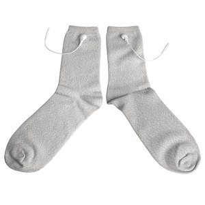 Tamanho livre Fisioterapia <span class=keywords><strong>TENS</strong></span> Condutive Garment Silver Fiber Eletrodo <span class=keywords><strong>Socks</strong></span> <span class=keywords><strong>Foot</strong></span> Massager Aliviar a dor <span class=keywords><strong>TENS</strong></span> Meias condutoras - Product Image 3