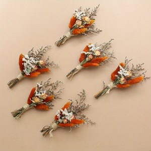 Bouquet de fleurs séchées naturelles G205, mini-bouquet de fleurs unique pour mariage, Noël, Saint-Valentin, cadeaux - Product Image 2