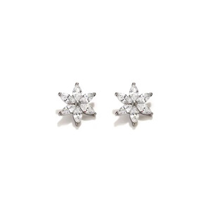 <span class=keywords><strong>Piercing</strong></span> d'oreille en titane ASTM F136, motif flocon de neige, zircon cubique, fleur de zircon marquise, dos plat, bijou de <span class=keywords><strong>piercing</strong></span> tendance scintillant pour l'hiver - Product Image 5