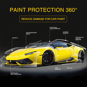 Film PPF pour voiture 7.5mil 190micron TPH Film de protection de la peinture automobile Film vinyle anti-jaunissement et pluie acide 152cm Largeur <span class=keywords><strong>X</strong></span> 15m Longueur - Product Image 2