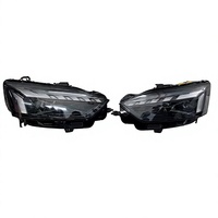 Phares avant adaptatifs laser à fond noir TC pour Audi A5 S5 RS5 2021-2024, 12V 6000K, remanufacturés, provenance directe