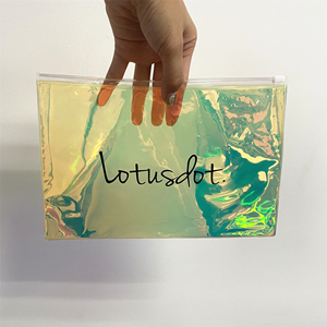 High Quality Large Holographic Packaging <b>Bags</b> Pouches Custom Laser Small Zipper <b>Bags</b> for Glitter Powder Foil <b>Packing</b> - Product Image 3