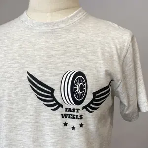 2024 Zomer Mode Groothandel Hoge Kwaliteit T-Shirt Voor Mannen Gratis Monster Ronde Hals Witte Effen T-Shirts Voor Heren T-Shirt
