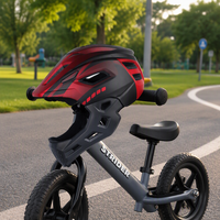 Casque de vélo intégral pour enfants, casque de cyclisme protecteur avec lumière, tailles réglables, pour la conduite estivale