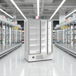 Congelador Comercial de Triple Puerta de Acero Inoxidable para Preparación de Alimentos con Descongelación Automática y Control Digital de Temperatura - Product Image 1