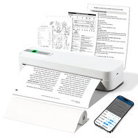 Imprimante thermique portable A4 personnalisée pour les voyages, papier thermique A4&A5, imprimante sans encre compatible avec IOS Android ordinateur portable