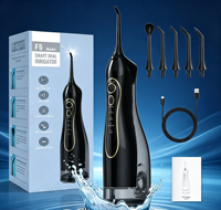Eisler Wholesale OEM ODM 300ML Irrigateur dentaire électrique sans fil IPX7 pour le nettoyage des dents, Jet de nettoyage dentaire, Hydropulseur buccal portable