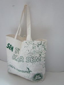 Bolsas verdes reutilizables ecológicos de fibra de bambú biodegradables, calidad prémium, cero residuos - Product Image 3